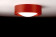 Cilinder - Aplică roșie cu difuzor alb